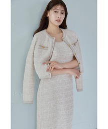 Bicolor Knit Dress Set（ワンピース）｜Her lip to（ハーリップトゥー