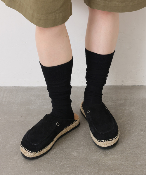 JOURNAL STANDARD LUXE（ジャーナルスタンダード　ラックス）の「シャコウ SOCKS（ソックス/靴下・レディース・ブラック/チャコールグレー/キャメル/ホワイト/ライトグレー・FREE）」の9枚目の写真
