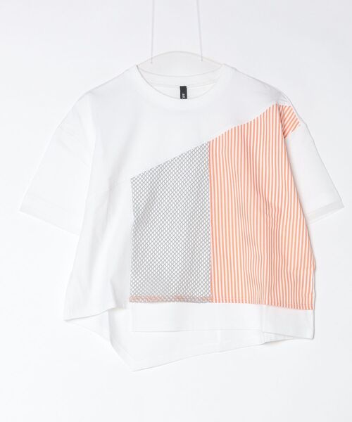 ROYAL FLASH（ロイヤルフラッシュ）の「別注メッシュコンビネーションＴシャツ（Tシャツ/カットソー・レディース・グレー/ホワイト・0）」の2枚目の写真