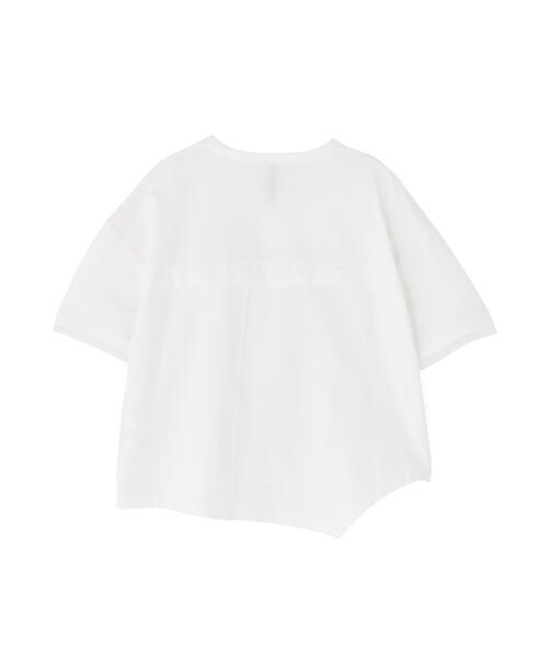 AULA AILA(アウラアイラ)の「AULA AILA/アウラアイラ/別注メッシュコンビネーションTシャツ(Tシャツ/カットソー・レディース・グレー/ホワイト・0)」の10枚目の写真