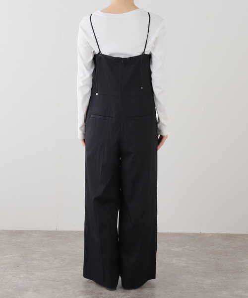 IENA（イエナ）の「ウォッシャブル スクエアネックサロペット（サロペット/オーバーオール・レディース・ブラック/チャコールグレー・36/38）」の17枚目の写真