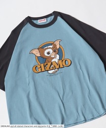 GREMLINS（グレムリン）GIZMO ギズモ プリント ラグランTシャツ/バックプリント/ビッグシルエット