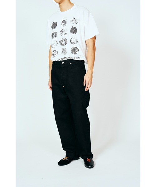 PENNEYS(ぺニーズ)の「PENNY’S FOREMOST ぺニーズフォアモスト / WWⅡ5POCKET WIDE PANT(デニムパンツ・メンズ・ブラック・30 inch/32inch/34inch)」の7枚目の写真