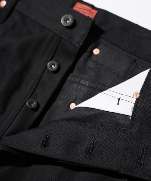 PENNEYS(ぺニーズ)の「PENNY’S FOREMOST ぺニーズフォアモスト / WWⅡ5POCKET WIDE PANT(デニムパンツ・メンズ・ブラック・30 inch/32inch/34inch)」の21枚目の写真