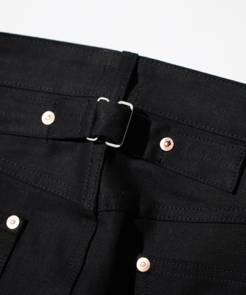PENNEYS(ぺニーズ)の「PENNY’S FOREMOST ぺニーズフォアモスト / WWⅡ5POCKET WIDE PANT(デニムパンツ・メンズ・ブラック・30 inch/32inch/34inch)」の17枚目の写真