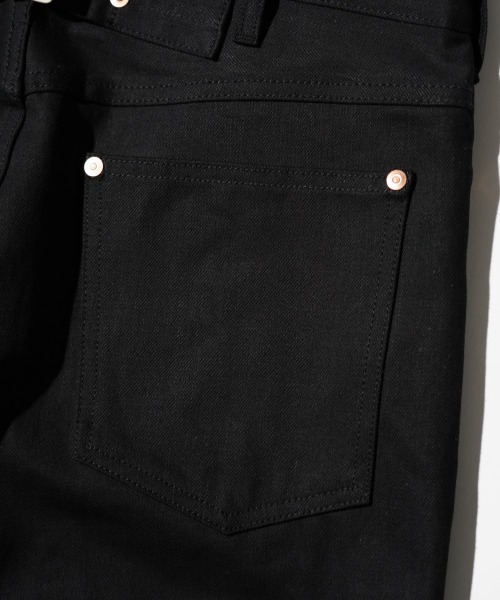 PENNEYS(ぺニーズ)の「PENNY’S FOREMOST ぺニーズフォアモスト / WWⅡ5POCKET WIDE PANT(デニムパンツ・メンズ・ブラック・30 inch/32inch/34inch)」の16枚目の写真
