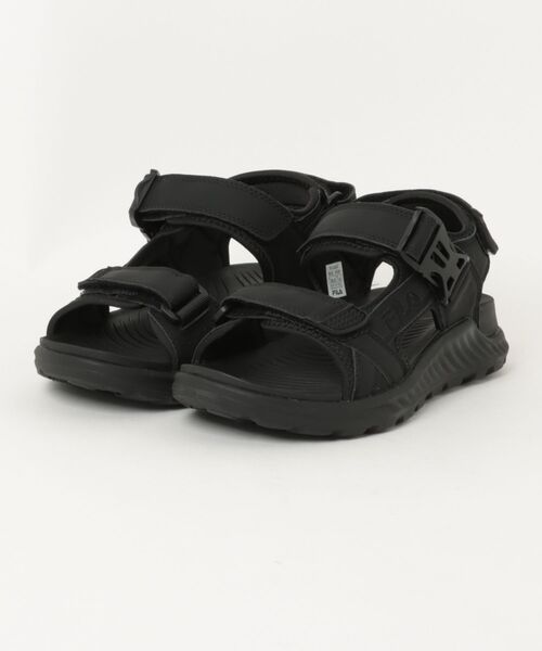 FILA(フィラ)の「【FILA】スポーツサンダル Qualita2(サンダル・メンズ・ブラック・25.0cm/26.0cm/27.0cm/28.0cm)」の1枚目の写真