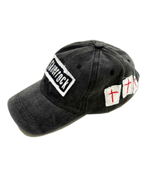 SK8ER ROCK（スケーターロック）の「Patchwork PigmentWashing Ball Cap ((charcoal))（キャップ）」