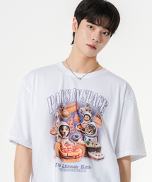 ディザートワー オーバーサイズ 半袖Tシャツ ホワイト
