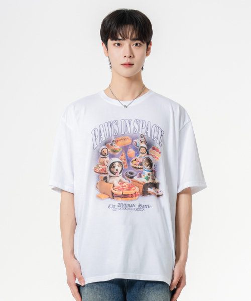 MOZMOZ(モズモズ)の「ディザートワー オーバーサイズ 半袖Tシャツ ホワイト(Tシャツ/カットソー・レディース・その他・1/2/3)」の5枚目の写真
