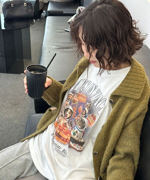MOZMOZ(モズモズ)の「ディザートワー オーバーサイズ 半袖Tシャツ ホワイト(Tシャツ/カットソー・レディース・その他・1/2/3)」の9枚目の写真