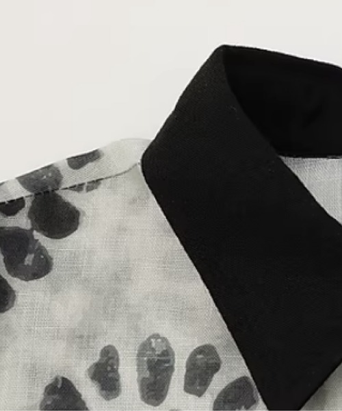 U:UME(ユーム)の「Tye Dye Ink Print Shirt(シャツ/ブラウス・メンズ・ホワイト/グリーン・MEDIUM/LARGE/X-LARGE/XX-LARGE)」の3枚目の写真