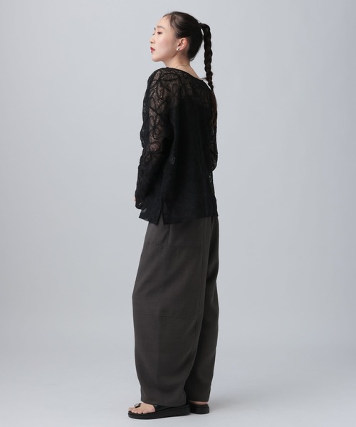 LEPSIM(レプシィム)の「ニュアンス柄長袖プルオーバー 639387(Tシャツ/カットソー・レディース・オフホワイト/ブラック/ブルー系その他・FREE)」の15枚目の写真