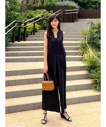 Day and Grade（デイアンドグレイド）の「【Shihoセレクト】キーネック オールインワン（ドレス）」