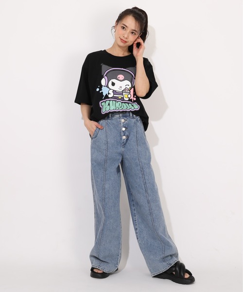 sanrio(サンリオ)の「親子お揃い サンリオ ペイントTシャツ 1555A(Tシャツ/カットソー・レディース・その他24/その他25/その他6/その他7・ユニセックスS/ユニセックスM/ユニセックスL)」の17枚目の写真