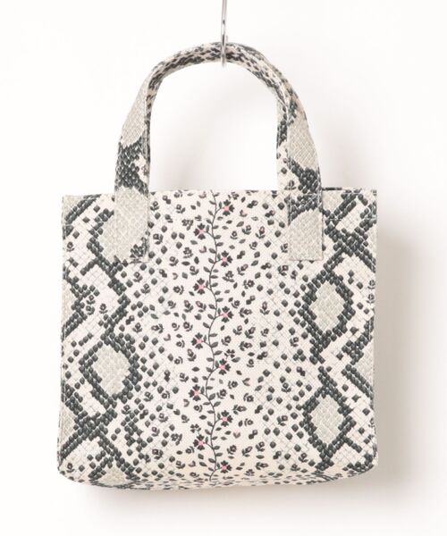 Cath Kidston(キャスキッドソン)の「スモール ブックバッグ Snake Floral(ハンドバッグ・レディース・グレー・FREE)」の5枚目の写真