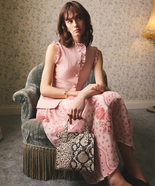 Cath Kidston(キャスキッドソン)の「スモール ブックバッグ Snake Floral(ハンドバッグ・レディース・グレー・FREE)」の19枚目の写真