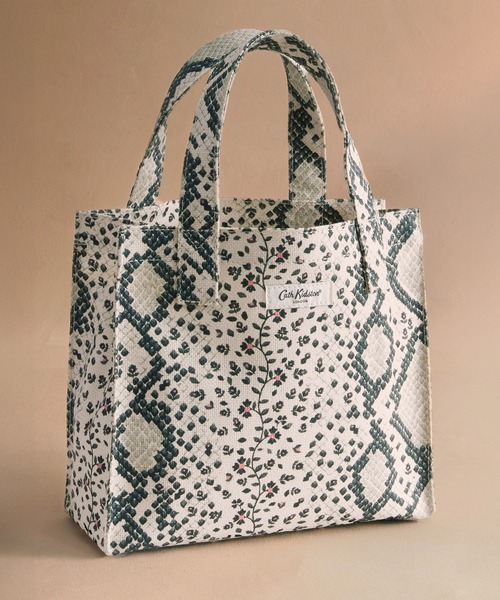 Cath Kidston(キャスキッドソン)の「スモール ブックバッグ Snake Floral(ハンドバッグ・レディース・グレー・FREE)」の9枚目の写真