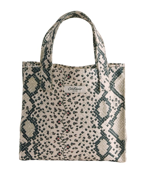 Cath Kidston(キャスキッドソン)の「スモール ブックバッグ Snake Floral(ハンドバッグ・レディース・グレー・FREE)」の6枚目の写真