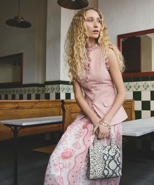 Cath Kidston(キャスキッドソン)の「スモール ブックバッグ Snake Floral(ハンドバッグ・レディース・グレー・FREE)」の12枚目の写真