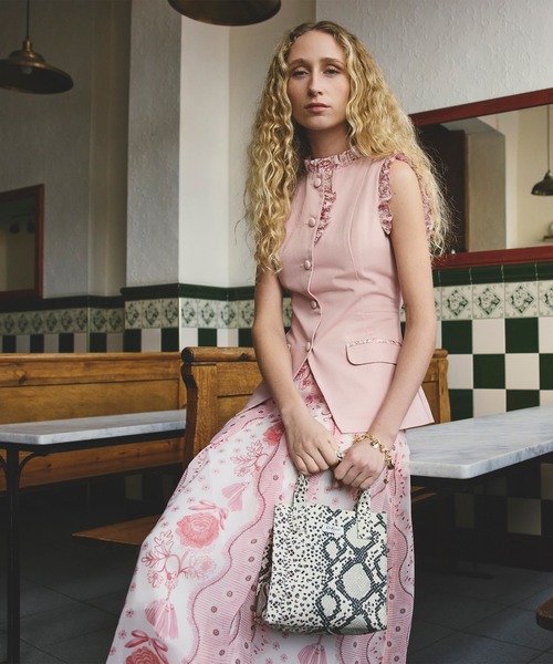Cath Kidston(キャスキッドソン)の「スモール ブックバッグ Snake Floral(ハンドバッグ・レディース・グレー・FREE)」の11枚目の写真