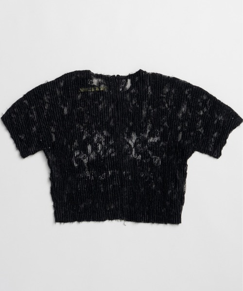 PRANK PROJECT(プランクプロジェクト)の「【2026Summer Pre-Order】PRAGUE ロゴプリントTシャツ / Lace Pleats Top(Tシャツ/カットソー・レディース・ホワイト/ブラック・FREE)」の13枚目の写真