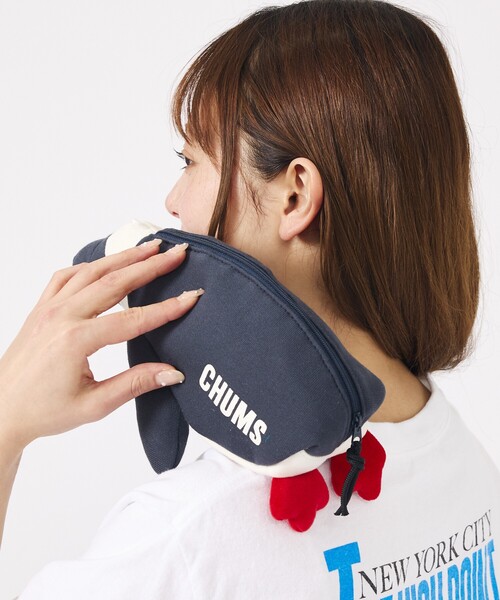 CHUMS(チャムス)の「【CHUMS / チャムス】Lying Booby Pouch / ポーチ / 小物入れ / ペンケース(ポーチ・メンズ・ブルー/レッド・フリー)」の10枚目の写真