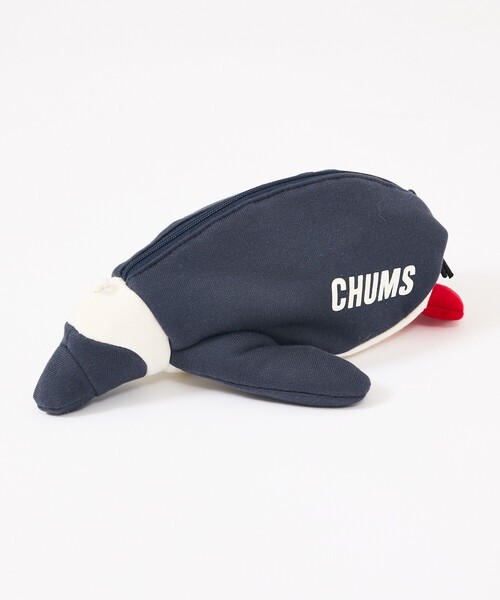 CHUMS(チャムス)の「【CHUMS / チャムス】Lying Booby Pouch / ポーチ / 小物入れ / ペンケース(ポーチ・メンズ・ブルー/レッド・フリー)」の3枚目の写真