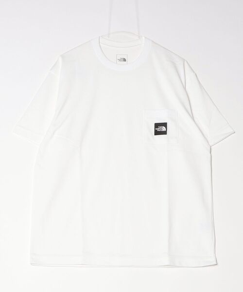THE NORTH FACE(ザノースフェイス)の「ザ ノース フェイス THE NORTH FACE S/S Square Logo Pocket Tee ショートスリーブスクエアロゴポケットティー(Tシャツ/カットソー・メンズ・グレー系その他/ブラック/グレー/ネイビー/ホワイト・S/M/L/LL/3L)」の2枚目の写真