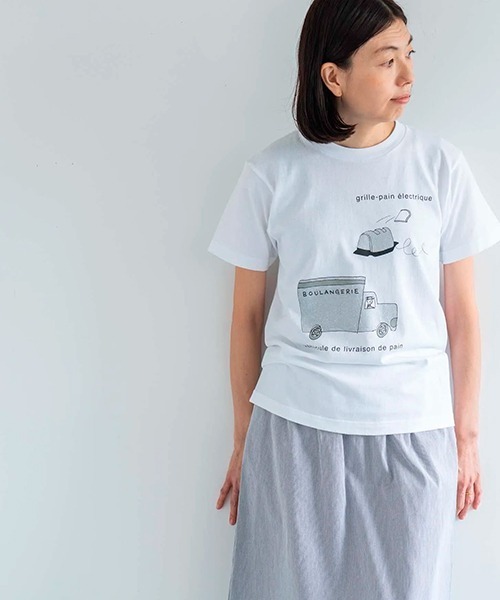 Tシャツ BOULANGERIE ＜サイズM＞（Tシャツ/カットソー）｜sept