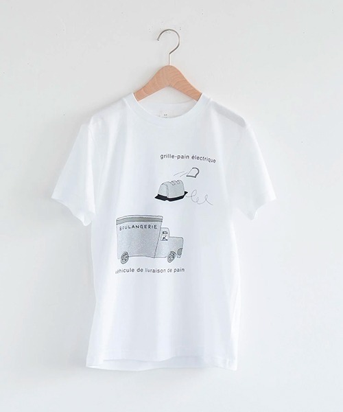 sept septieme(セットセッティエーム)の「Tシャツ BOULANGERIE <サイズM>(Tシャツ/カットソー・レディース・ホワイト・MEDIUM)」の8枚目の写真