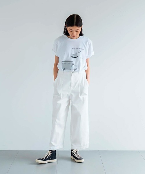 sept septieme(セットセッティエーム)の「Tシャツ BOULANGERIE <サイズM>(Tシャツ/カットソー・レディース・ホワイト・MEDIUM)」の10枚目の写真