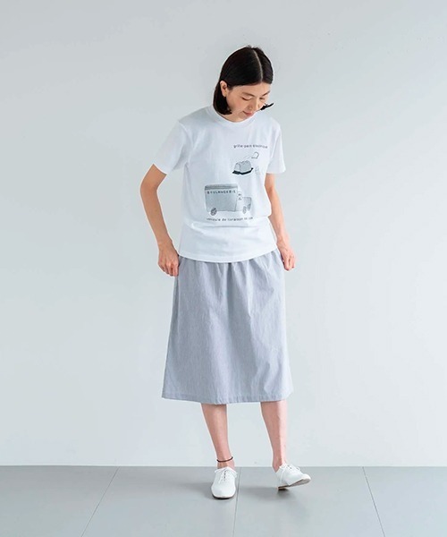 sept septieme(セットセッティエーム)の「Tシャツ BOULANGERIE <サイズM>(Tシャツ/カットソー・レディース・ホワイト・MEDIUM)」の11枚目の写真
