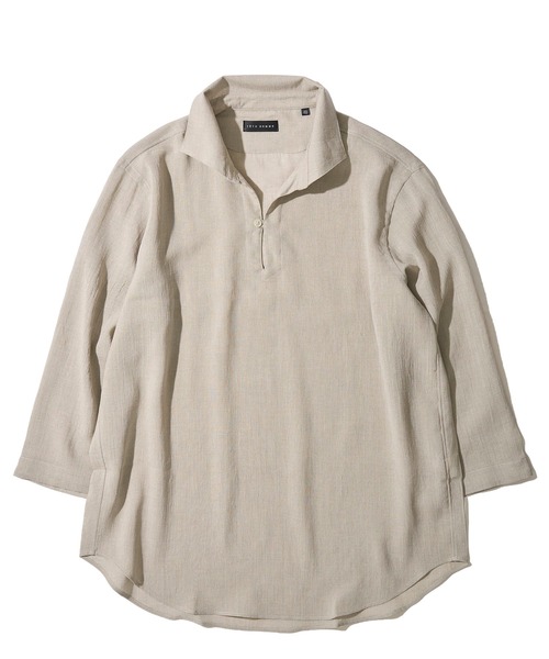 TETE HOMME(テットオム)の「トリアセテートシャツ(シャツ/ブラウス・メンズ・エメラルド/ベージュ/ネイビー/グリーン/ピンク/ホワイト・LARGE/X-LARGE/MEDIUM)」の1枚目の写真