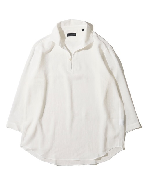 TETE HOMME(テットオム)の「トリアセテートシャツ(シャツ/ブラウス・メンズ・エメラルド/ベージュ/ネイビー/グリーン/ピンク/ホワイト・LARGE/X-LARGE/MEDIUM)」の2枚目の写真