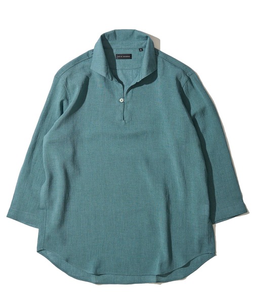 TETE HOMME(テットオム)の「トリアセテートシャツ(シャツ/ブラウス・メンズ・エメラルド/ベージュ/ネイビー/グリーン/ピンク/ホワイト・LARGE/X-LARGE/MEDIUM)」の4枚目の写真