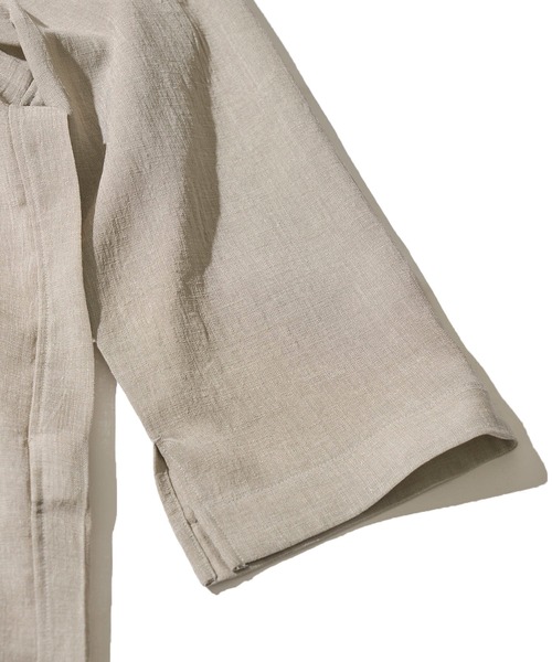 TETE HOMME(テットオム)の「トリアセテートシャツ(シャツ/ブラウス・メンズ・エメラルド/ベージュ/ネイビー/グリーン/ピンク/ホワイト・LARGE/X-LARGE/MEDIUM)」の10枚目の写真