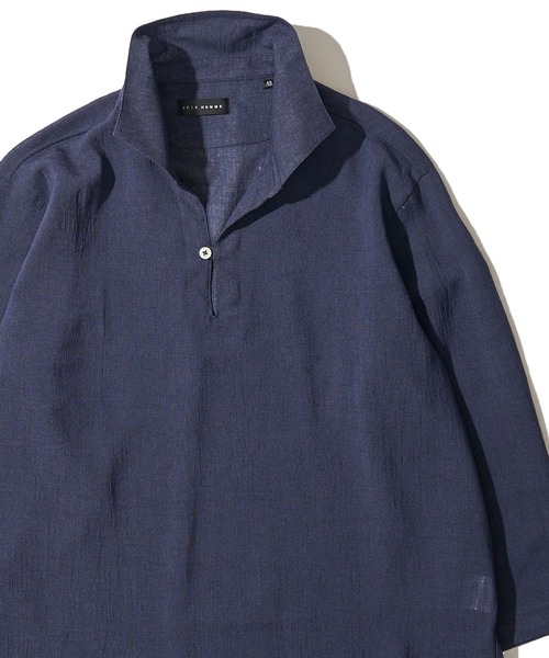 TETE HOMME(テットオム)の「トリアセテートシャツ(シャツ/ブラウス・メンズ・エメラルド/ベージュ/ネイビー/グリーン/ピンク/ホワイト・LARGE/X-LARGE/MEDIUM)」の21枚目の写真
