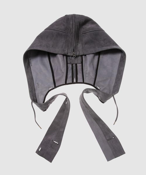 KHOKI(コッキ)の「Suede hooded wool coat(その他アウター・メンズ・グレー/ブラック・3)」の18枚目の写真