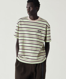 SCYE BASICS（サイベーシックス）の「SCYE BASICS | コットン 鹿の子ボーダーTシャツ MEN（Tシャツ/カットソー）」