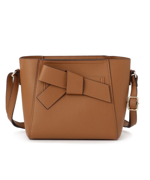 grove（グローブ）の「一枚革風リボンショルダー（ショルダーバッグ・レディース・ブラック/キャメル/ライトグレー・00）」の14枚目の写真