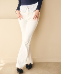 miune（ミューヌ）の「パール付きデニム（デニムパンツ）」