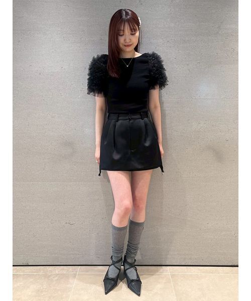 FURFUR（ファーファー）の「チュチュスリーブニットトップス（ニット/セーター・レディース・ピンク/ブラック/ライトブルー/その他・F）」の20枚目の写真