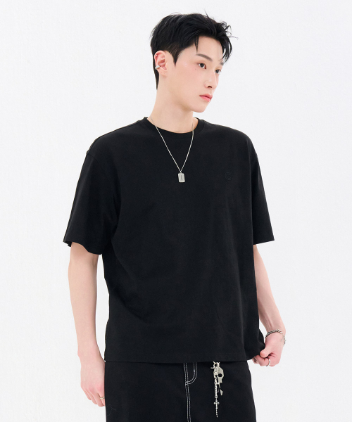CHASECULT(チェイスカルト)の「共用ロゴ半袖Tシャツ-FBZU5801C03(Tシャツ/カットソー・メンズ・ブラック・90/95/100/105/110/115)」の4枚目の写真