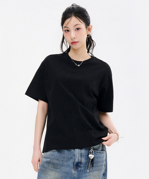 CHASECULT(チェイスカルト)の「共用ロゴ半袖Tシャツ-FBZU5801C03(Tシャツ/カットソー・メンズ・ブラック・90/95/100/105/110/115)」の5枚目の写真