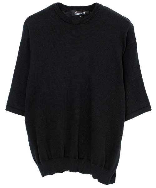 CavariA(キャバリア)の「『CavariA/キャバリア』【接触冷感】ウォッシャブル半袖ニット(Tシャツ/カットソー・メンズ・グレイッシュベージュ/グレー/ネイビー/チャコールグレー/サックスブルー/ブラック・L/XL/M)」の15枚目の写真