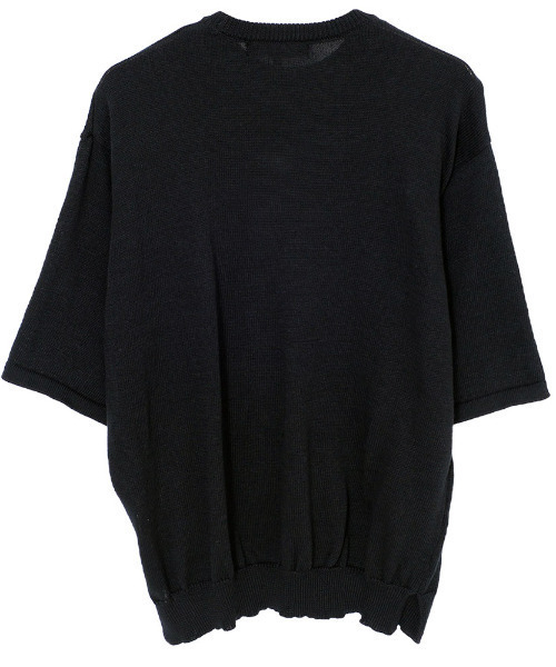 CavariA(キャバリア)の「『CavariA/キャバリア』【接触冷感】ウォッシャブル半袖ニット(Tシャツ/カットソー・メンズ・グレイッシュベージュ/グレー/ネイビー/チャコールグレー/サックスブルー/ブラック・L/XL/M)」の16枚目の写真