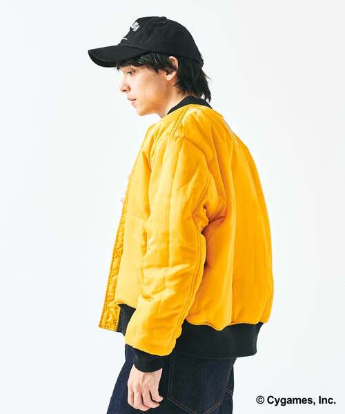 417 EDIFICE(フォーワンセブンエディフィス)の「【ウマ娘 × 417 EDIFICE】 Reversible MA1(MA-1・メンズ・イエロー/オレンジ・MEDIUM/SMALL/X-LARGE/LARGE)」の17枚目の写真