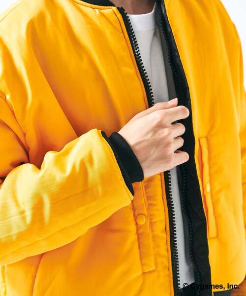 417 EDIFICE(フォーワンセブンエディフィス)の「【ウマ娘 × 417 EDIFICE】 Reversible MA1(MA-1・メンズ・イエロー/オレンジ・MEDIUM/SMALL/X-LARGE/LARGE)」の21枚目の写真