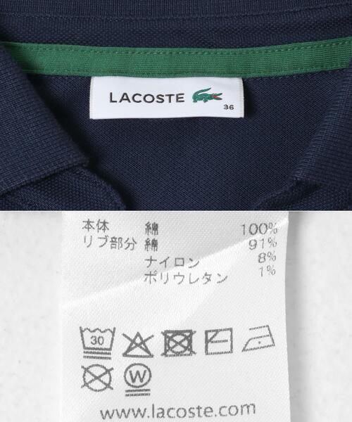 LACOSTE(ラコステ)の「LACOSTE スキッパーネックポロドレス(ワンピース・レディース・ネイビー/ブラック・36)」の6枚目の写真